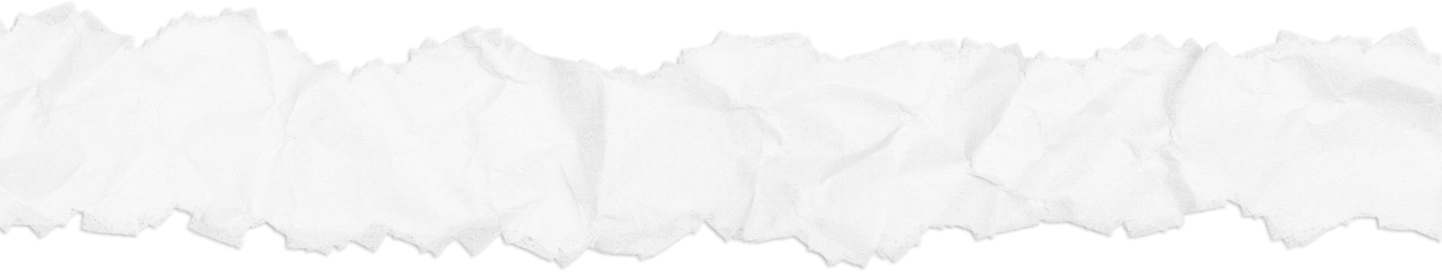 Crumpled Torn White Paper