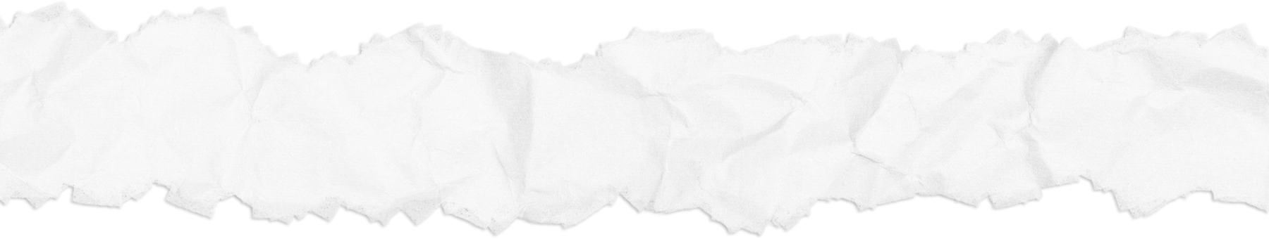 Crumpled Torn White Paper